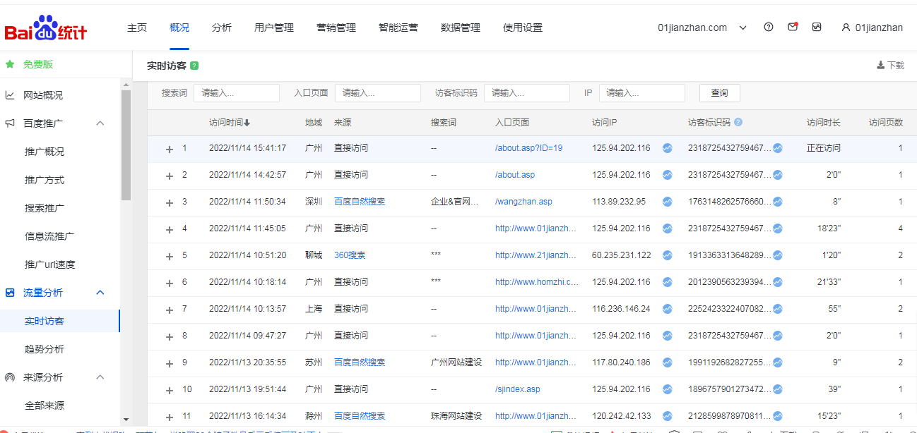 如何安裝百度流量統計分析工具
